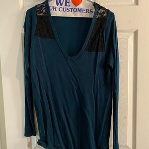 Blue torrid sweater size 0